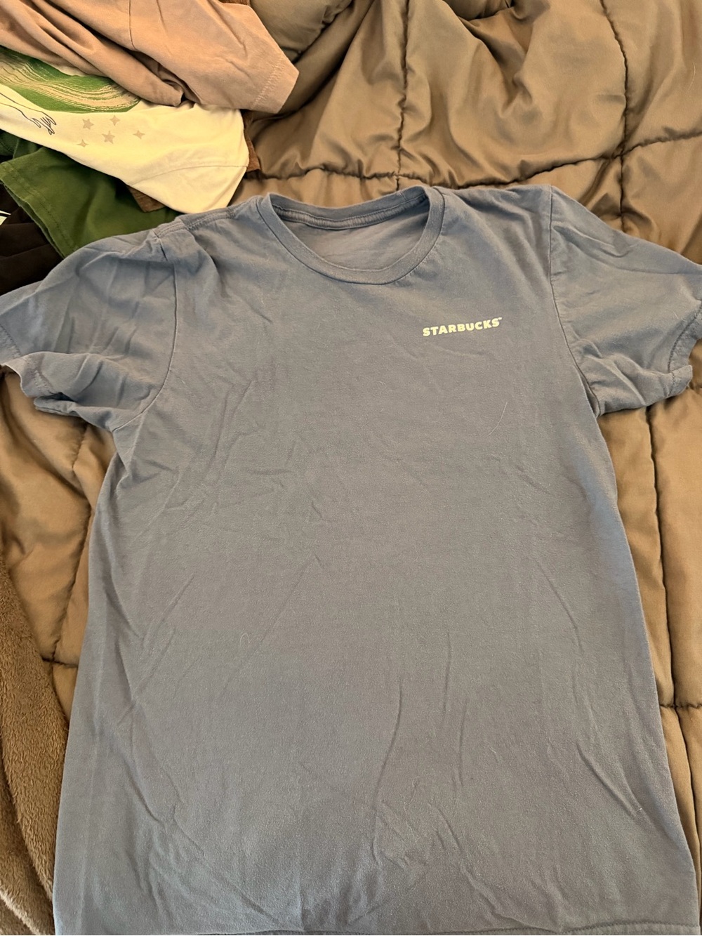 Starbucks Short Sleeve Tee in Light Blue